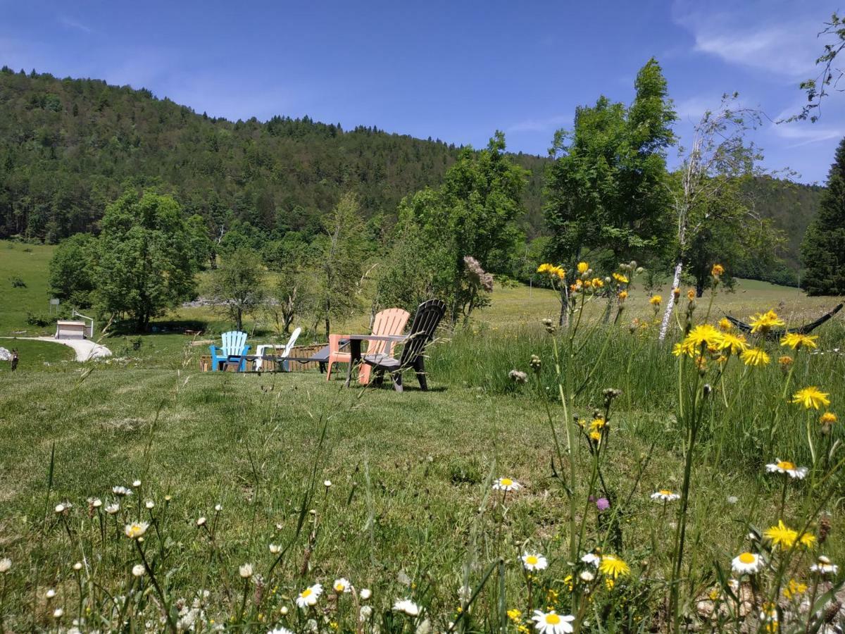 Apartamento Les Chamois Lajoux Exterior foto