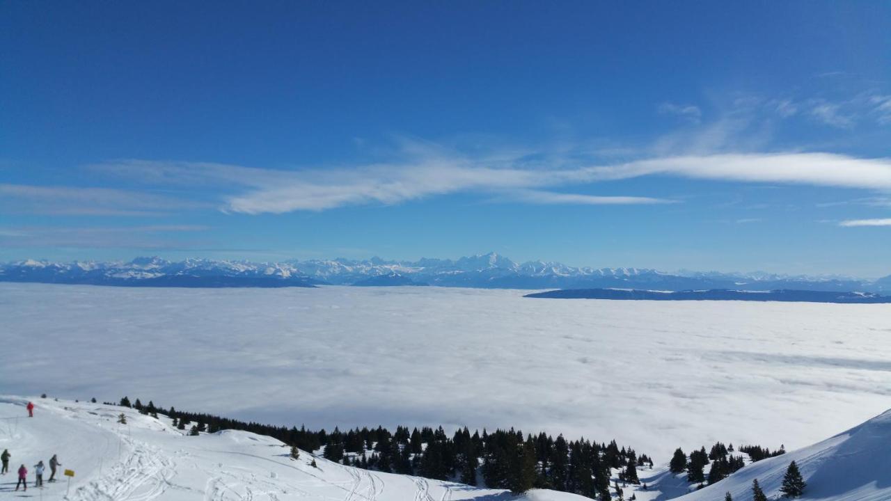 Apartamento Les Chamois Lajoux Exterior foto